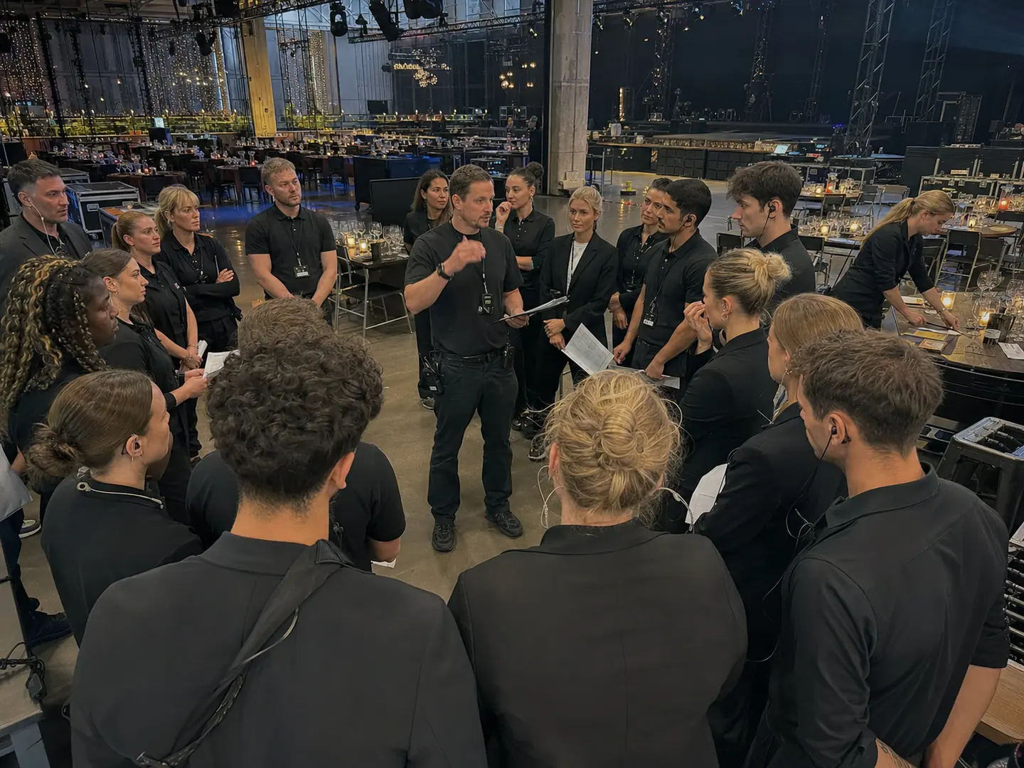 Illustrativ driftsbriefing for et hotelhold